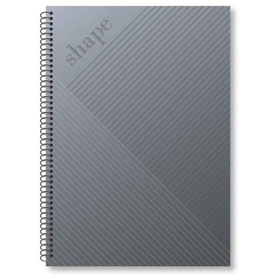 Τετράδιο Σπιράλ Α4  Shape Metal 5Θεμ.150φ.