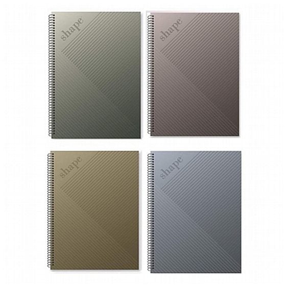 Τετράδιο Σπιράλ Α4  Shape Metal 5Θεμ.150φ.
