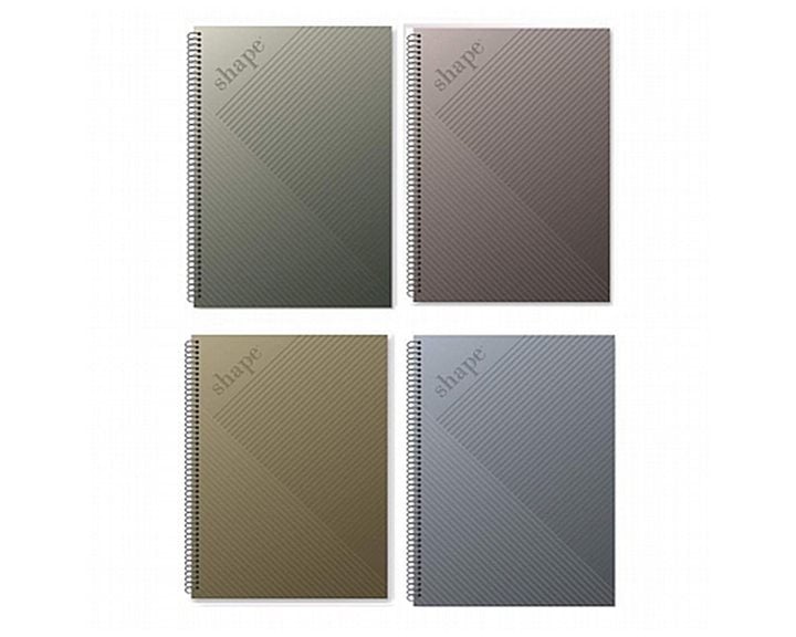 Τετράδιο Σπιράλ Α4  Shape Metal 5Θεμ.150φ.
