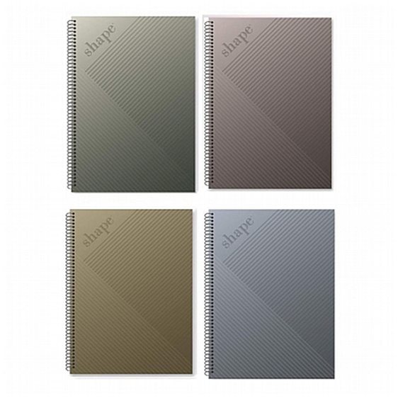 Τετράδιο Σπιράλ Α4  Shape Metal 2Θεμ.60φ.