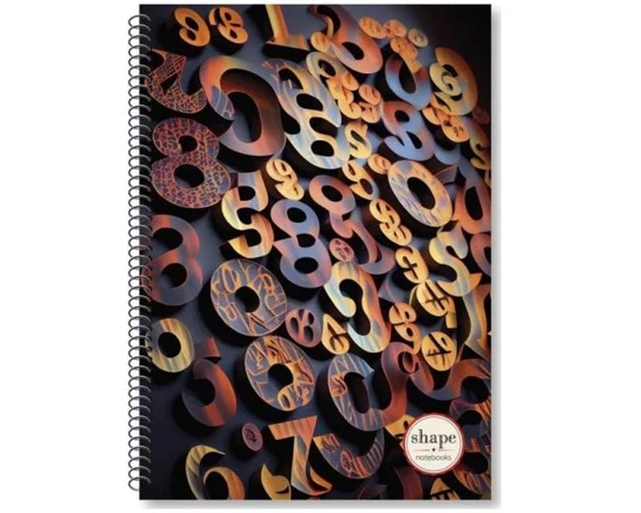 Τετράδιο Σπιράλ Α4  Shape Numbers 3Θεμ.90φ.