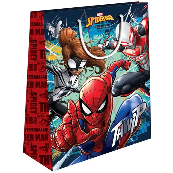Τσάντα Δώρου Χάρτινη με Foil 18χ11χ23 Spiderman 508292