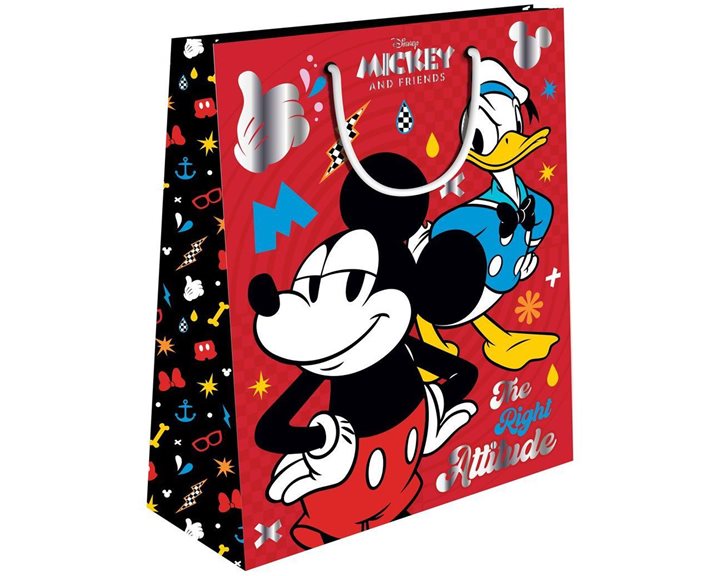 Τσάντα Δώρου Χάρτινη με Foil 18χ11χ23 Mikcey Minnie