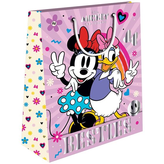 Τσάντα Δώρου Χάρτινη με Foil 18χ11χ23 Mikcey Minnie