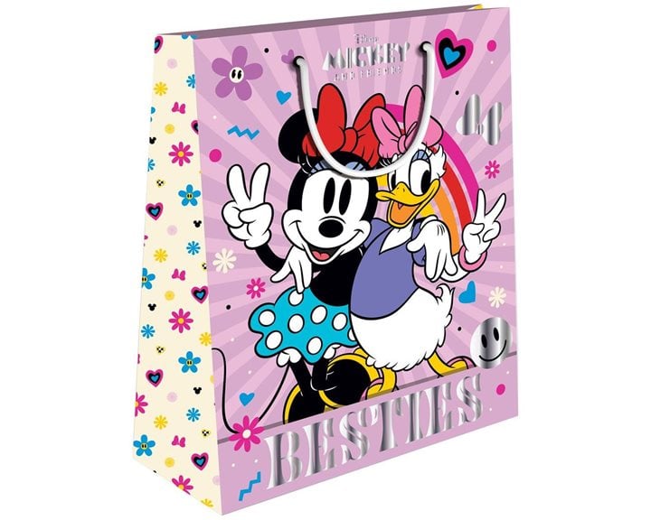 Τσάντα Δώρου Χάρτινη με Foil 18χ11χ23 Mikcey Minnie