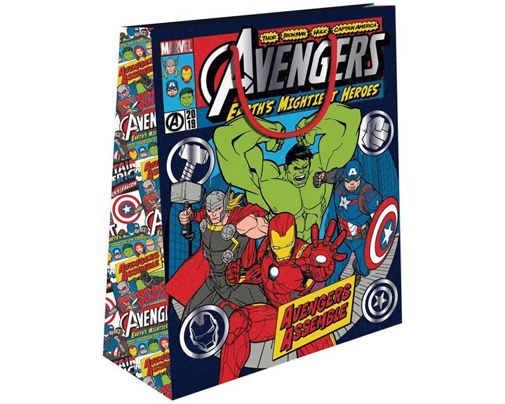 Τσάντα Δώρου Χάρτινη με Foil 33x12x45 Avengers