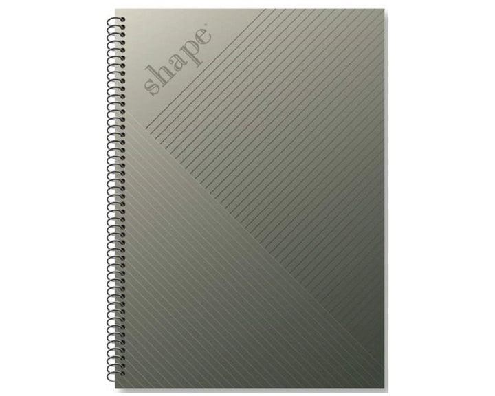 Τετράδιο Σπιράλ Α4  Shape Metal 3Θεμ.90φ.