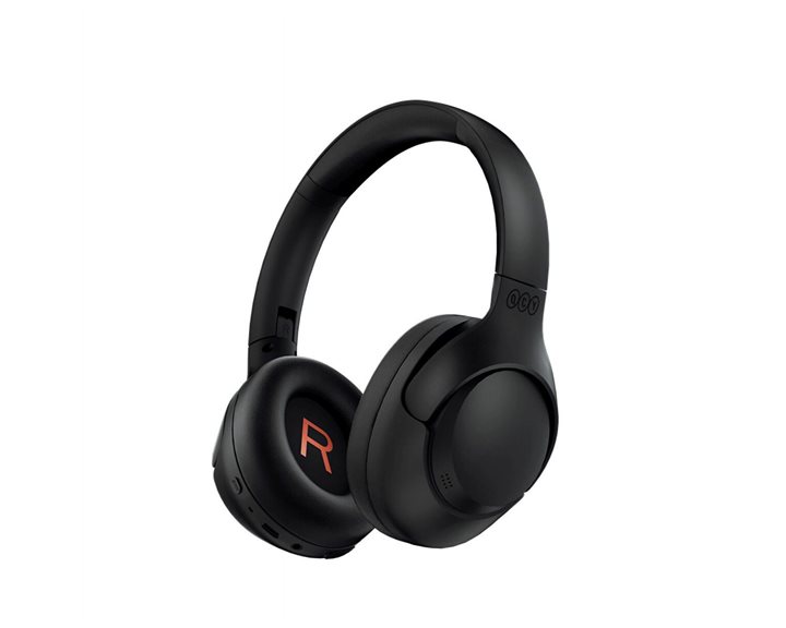 QCY H3 High-Res Headset Black W. Mic, Active Noise Canceling With 4 Mode ANC 60h Multipoint