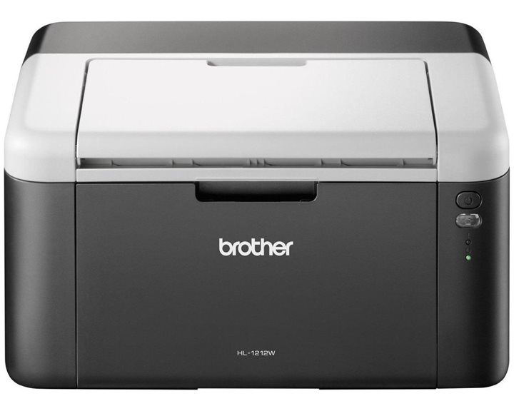 BROTHER PRINTER LASER MONO HL-1212W, A4, 20ppm, 2400x600 dpi, 32MB, USB/WIRELESS, 3YW. HL-1212W