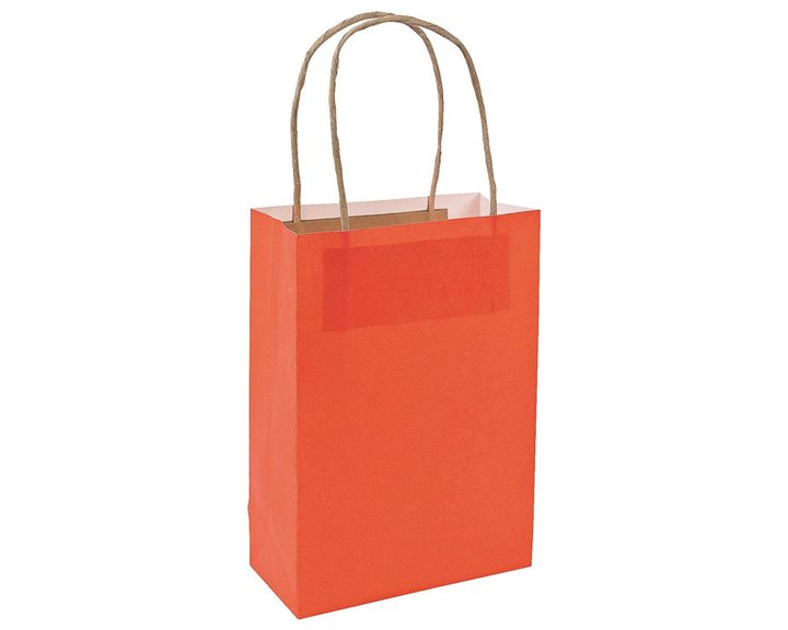 Τσάντα Δώρου Κραφτ 26χ35χ12 90γρ. Πορτοκαλί