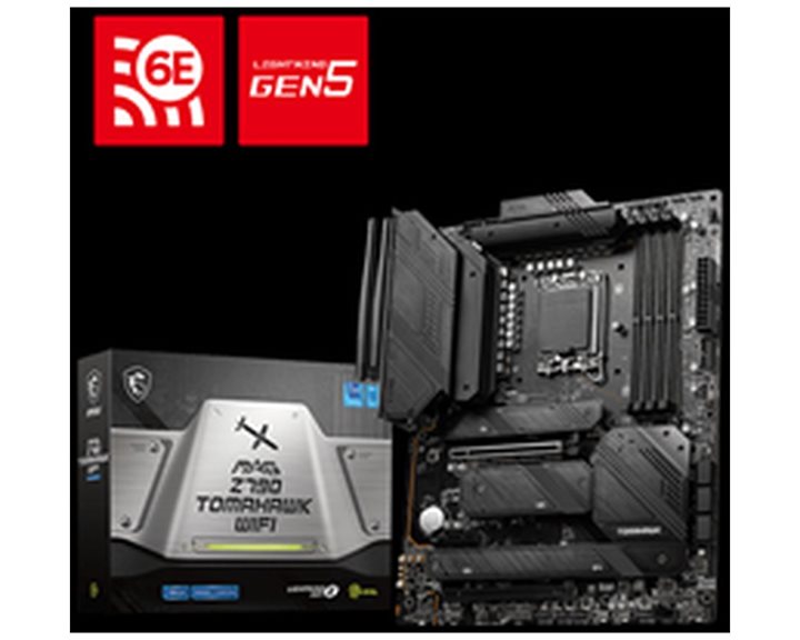 MSI MB MAG Z790 TOMAHAWK WIFI, SOCKET INTEL LGA1700 14TH/13TH/12THGEN, CS INTEL Z790, 4 DIMM SOCKETS DDR5, DP/HDMI, PCI-E GEN 4.0, 2.5G LAN, WIFI6E, ATX, 3YW.