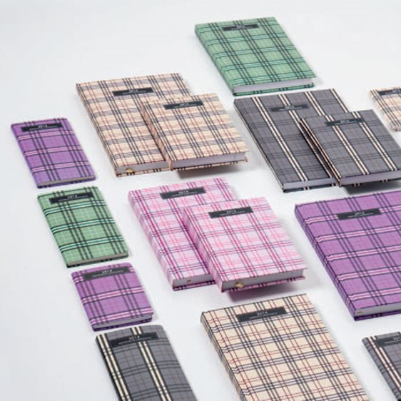 Ημερολόγιο Ημερήσιο 15x20 Plaid με Ευρετηρίαση