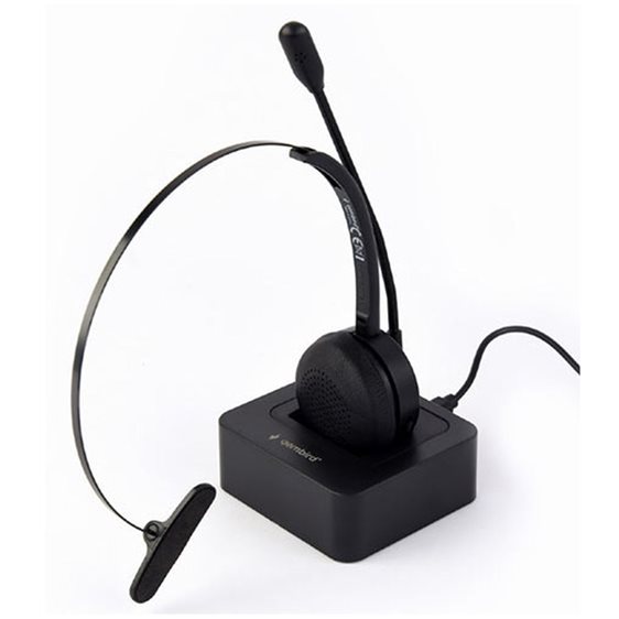 GEMBIRD BLUETOOTH CALL CENTER MONO HEADSET BLACK