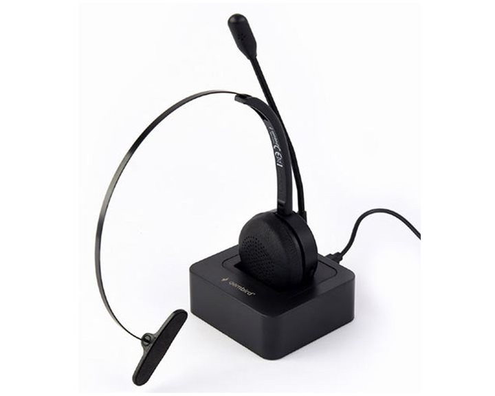 GEMBIRD BLUETOOTH CALL CENTER MONO HEADSET BLACK