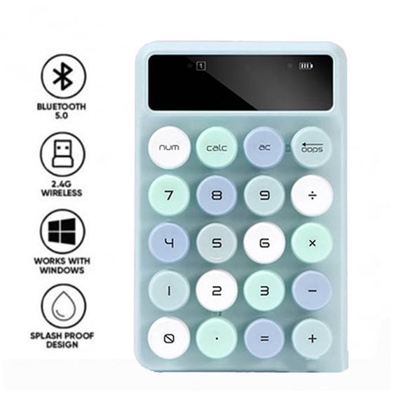 ALCATROZ NUMERIC PAD JELLYBEAN NUM A3 AQUA