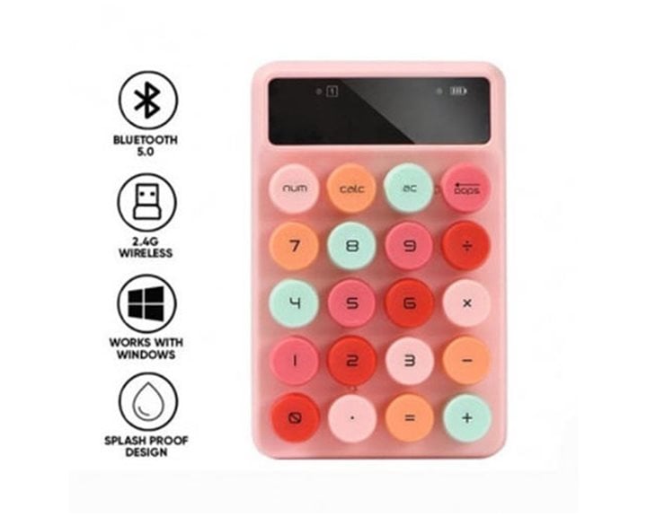 ALCATROZ NUMERIC PAD JELLYBEAN NUM A3 CRAYON PINK