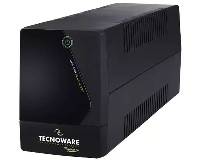 TECNOWARE UPS ERA PLUS 2100 IEC TOGETHER ON, 2100VA/1470W, LINE INTERACTIVE W/ STABILIZER, SIMULATED SINEWAVE, 2YW ELECTRONIC PARTS & 1YW BATTERIES.