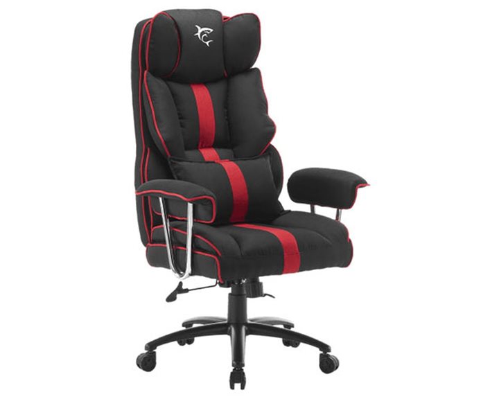 WHITE SHARK EXTRA SOFT GAMING CHAIR BLACK-RED LE MANS