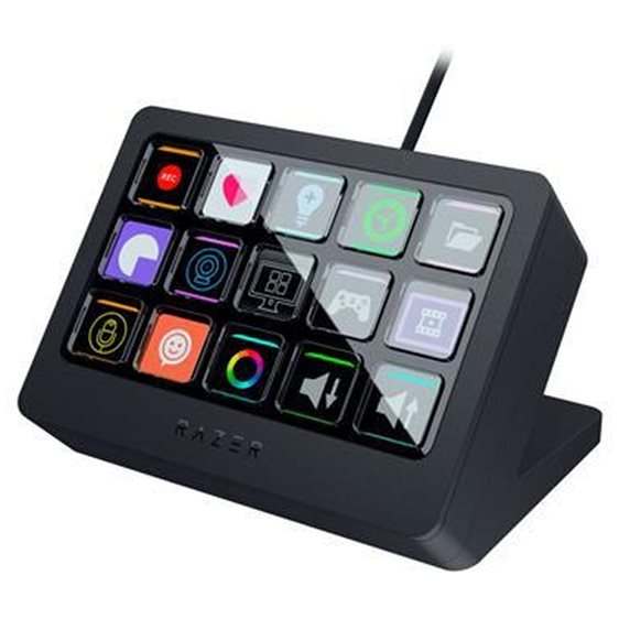 Razer STREAM CONTROLLER X - Stream Deck Keypad - 15 LCD Buttons - PC/Mac