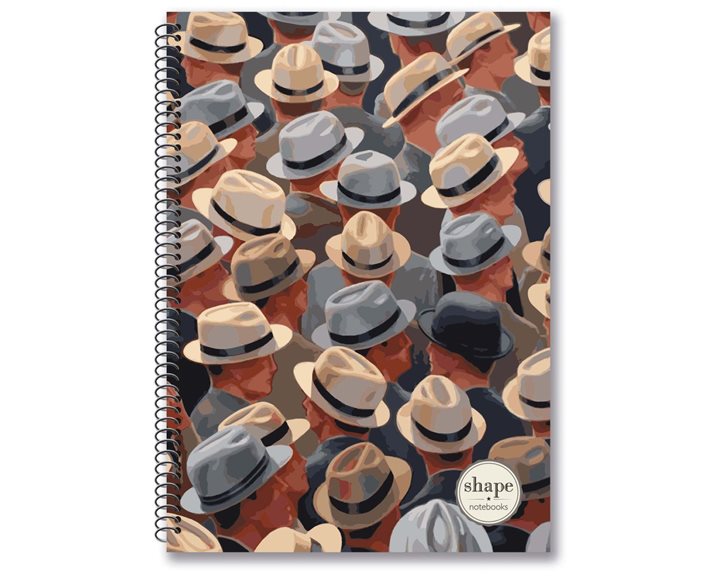 Τετράδιο Σπιράλ Α4  Shape People 3Θεμ.90φ.