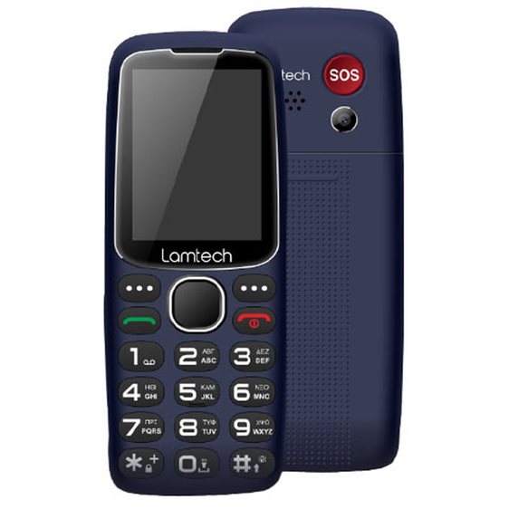 LAMTECH MOBILE PHONE 2.4' GR DUAL SIM TINY L II BLUE