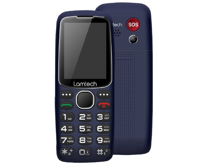 LAMTECH MOBILE PHONE 2.4' GR DUAL SIM TINY L II BLUE