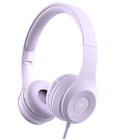 LAMTECH EXTRA BASS STEREO HEADPHONES WITH MIC PURPLE