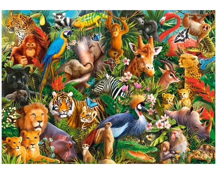 Παζλ Castorland 180τμχ. Amazing Animals B-018512