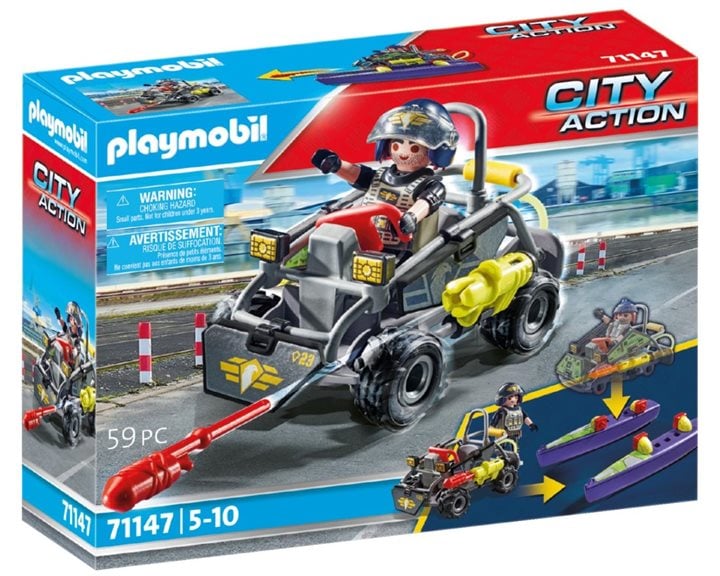 Playmobil City Action Αμφίβιο Όχημα Ειδικών Δυνάμεων