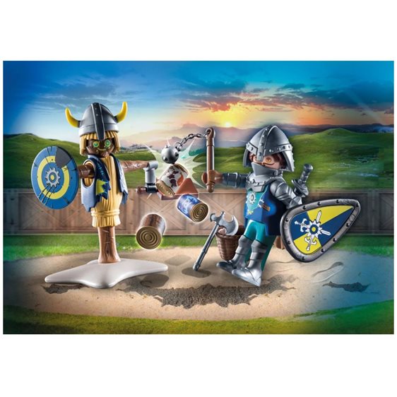 Playmobil Novelmore - Ιππότης Και Σκιάχτρο Εκπαίδευσης