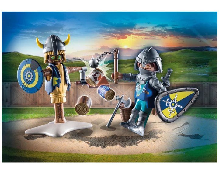 Playmobil Novelmore - Ιππότης Και Σκιάχτρο Εκπαίδευσης