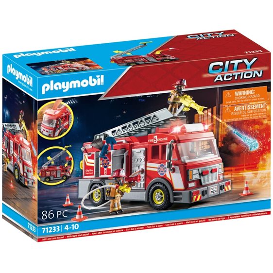 Playmobil City Action Όχημα Πυροσβεστικής