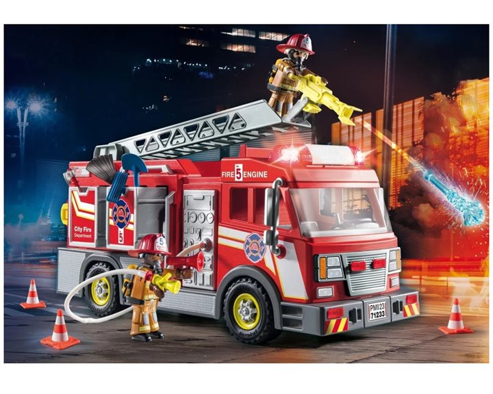 Playmobil City Action Όχημα Πυροσβεστικής