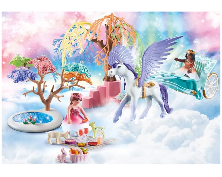 Playmobil Magic Γοργόνες Πριγκίπισσες Και Άμαξα Με Πήγασο
