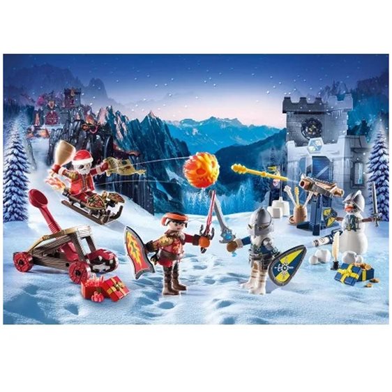 Playmobil Xmas Playmobil Χριστουγεννιάτικο Ημερολόγιο Novelmore - Μάχη Στο Παγωμένο Βασίλειο