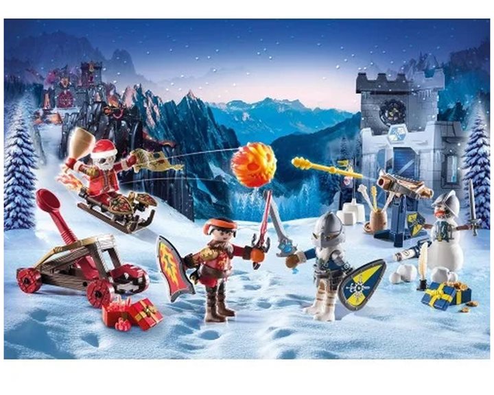 Playmobil Xmas Playmobil Χριστουγεννιάτικο Ημερολόγιο Novelmore - Μάχη Στο Παγωμένο Βασίλειο