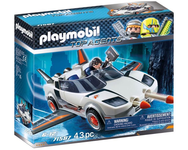 Playmobil Κατασκοπευτικό Όχημα Του Πράκτορα Π