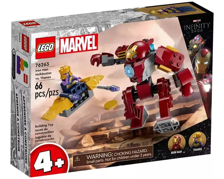Lego Marvel Super Heroes Χάλκμπαστερ Άιρον Μαν Εναντίον Θάνος 76263