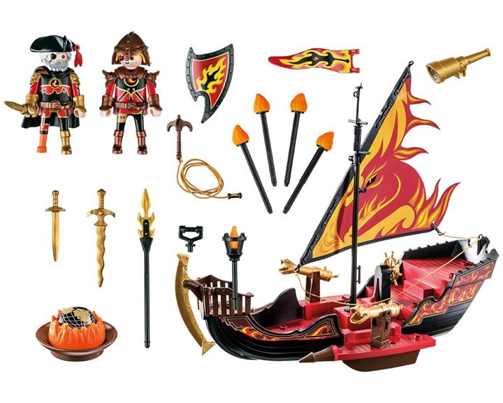 Playmobil Πλοίο Της Φωτιάς Του Burnham