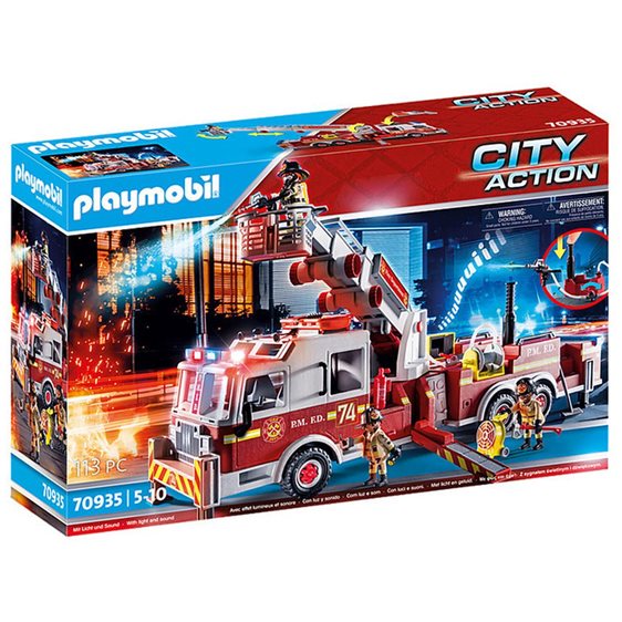 Playmobil City Action Us Tower Ladder: Πυροσβεστικό Όχημα