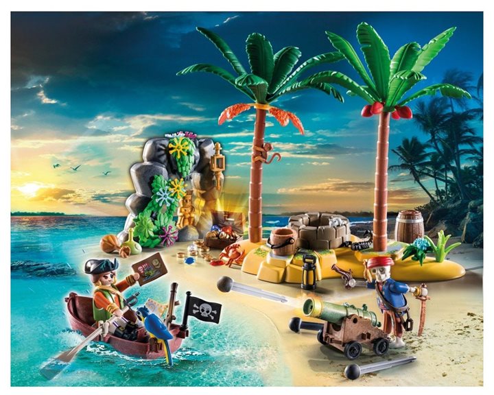 Playmobil Pirates Πειρατές Πειρατικό Νησί Θησαυρού