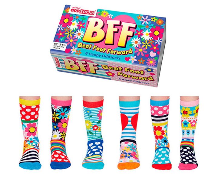 Γυναικείες Κάλτσες United Odd Socks 6τμχ. Νο 30 1/2 -38 1/2 BFF BEST FOOT FORWARD