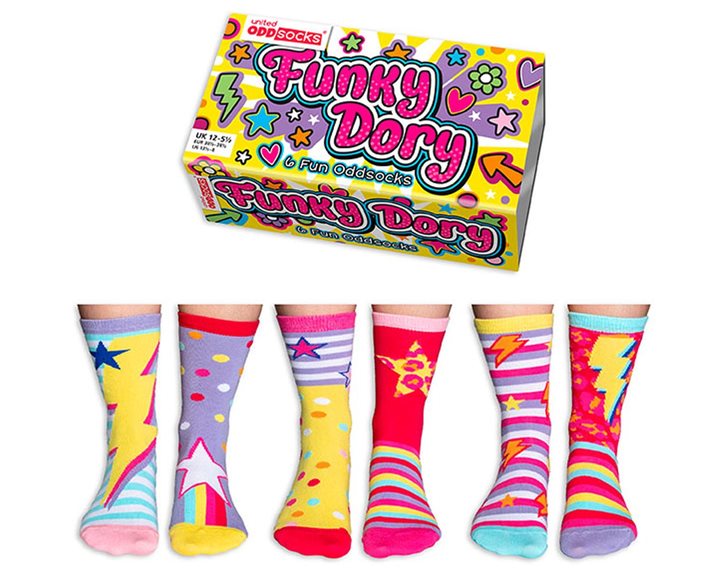 Γυναικείες Κάλτσες United Odd Socks 6τμχ. Νο 30 1/2 -38 1/2 FUNKY DORY