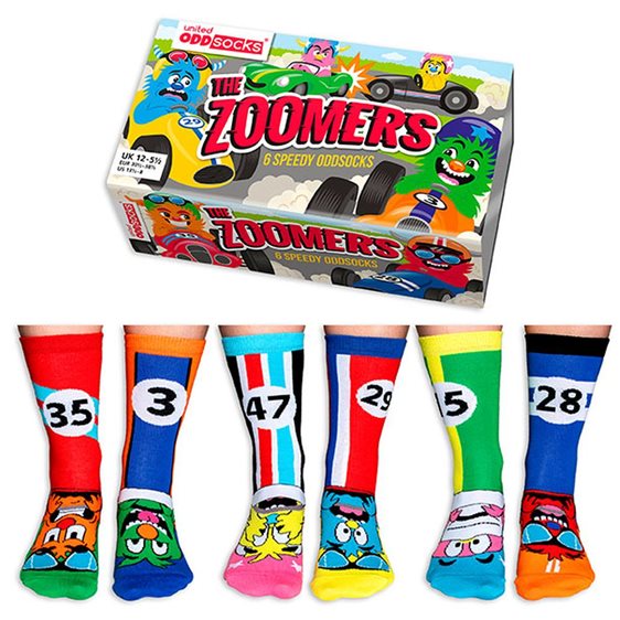Παιδικές Κάλτσες United Odd Socks 6τμχ. Νο 30 1/2 -38 1/2 THE ZOOMERS