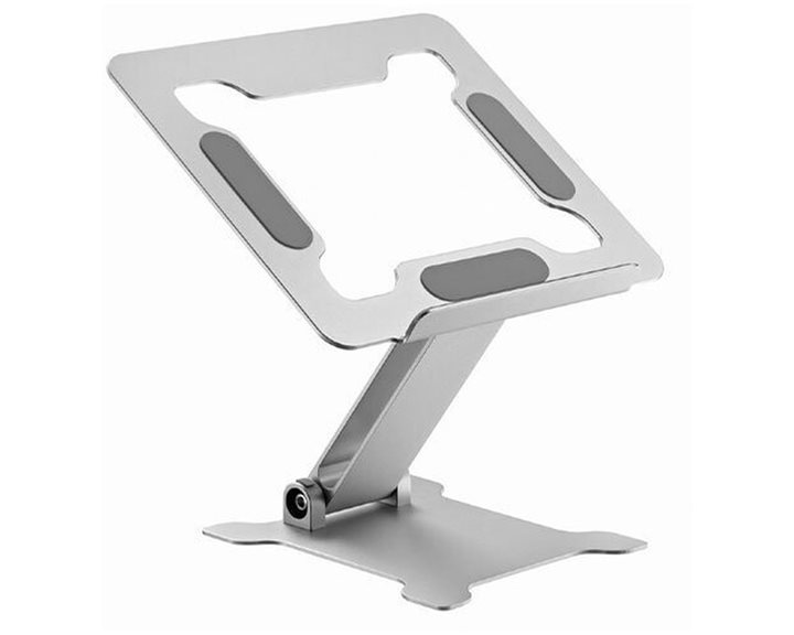 GEMBIRD FOLDABLE NOTEBOOK RISER STAND SILVER