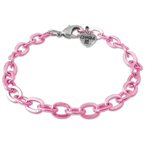 Charmit! Pink Chain Bracelet