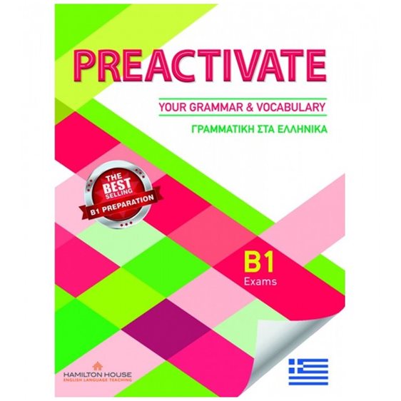 PREACTIVATE YOUR GRAMMAR & VOCABULARY B1 GREEK EDITION SB WITH KEY