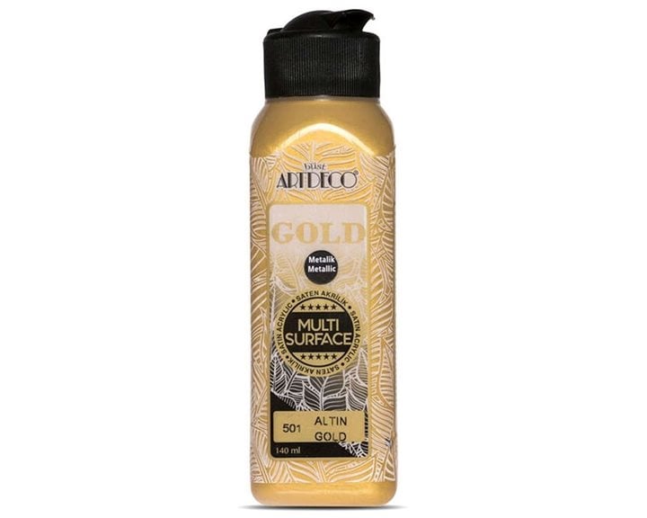 Ακρυλικό Χρώμα Artdeco140ml Multi Surface Gold 501