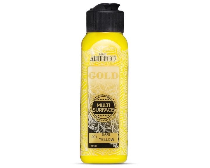 Ακρυλικό Χρώμα Artdeco140ml Multi Surface Yellow 201