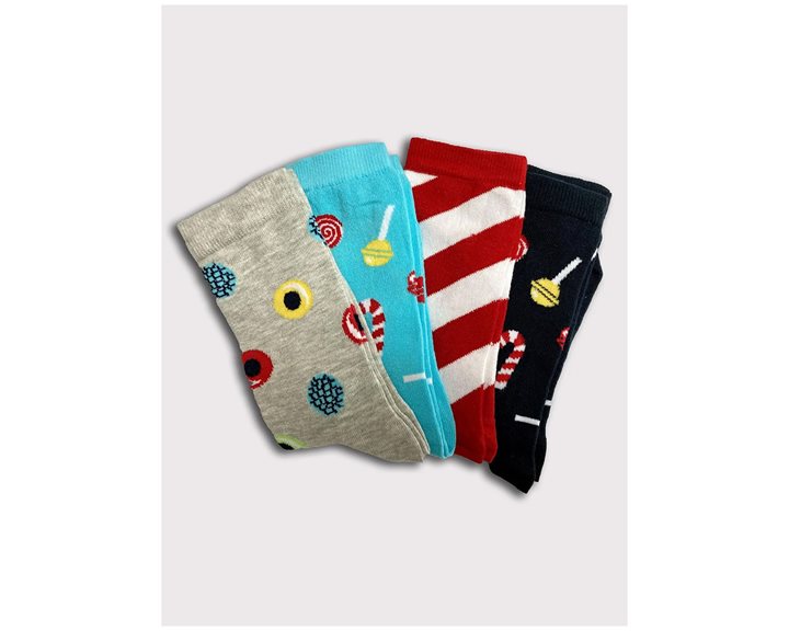 Κάλτσες Unisex  Boxt Socks 4 Pairs  Νο 39 - 44 Sweetie Socks